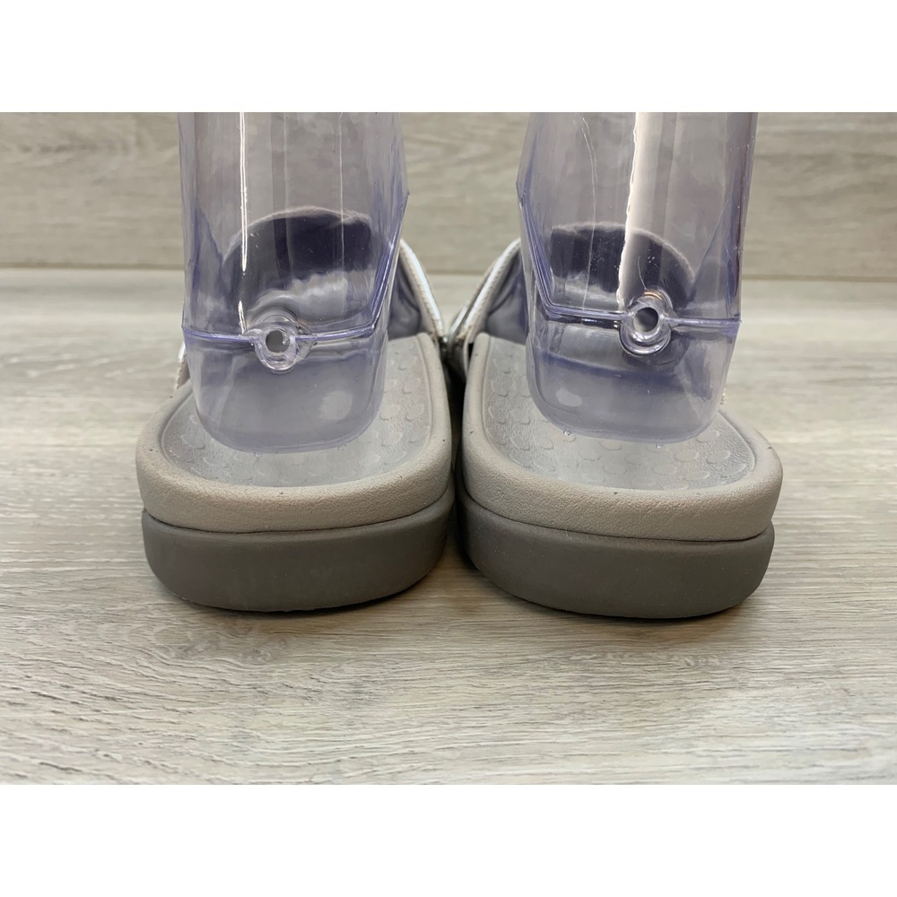 Vionic Merced Silver Metallic Slide Sandals Women's 6 Orthotic Support - Picture 4 of 10